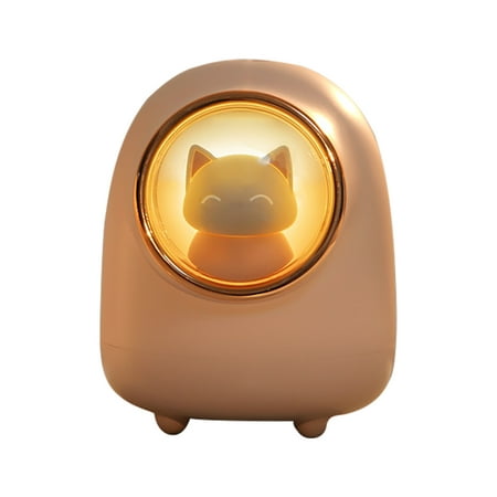 

Quality Evaporative Air Humidifier Wireless Space Capsule Cute Cat Mist Maker with LED Night Lamp