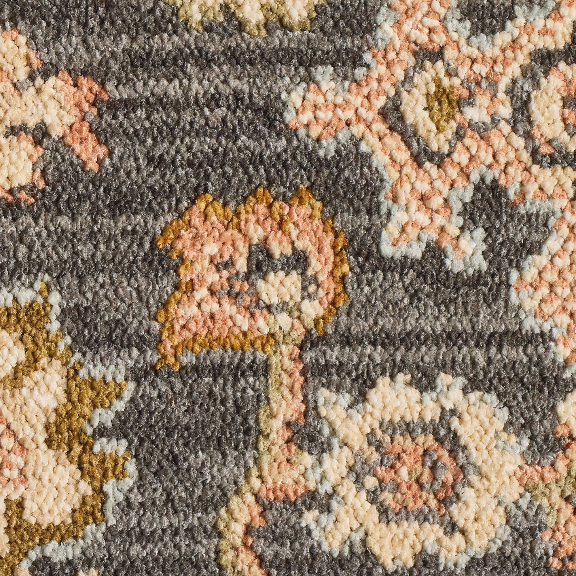 Better Homes and Garden Modern Oushak Low Pile Stain and Fade Resistant Indoor Area Rug, Gray, 9' x 12'
