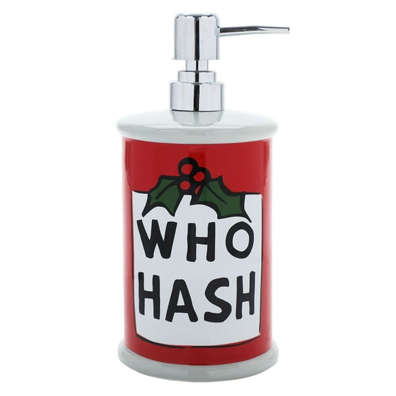 Grinch Who Hash Sculpted Soap Pump Dispenser