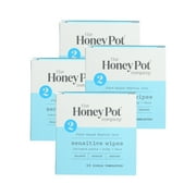 The Honey Pot Company Sensitive Feminine Hygiene Wipes 15 Count ( 4 Pack )