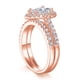 thumbnail image 3 of 2 en 1 mujer anillo de lujo traje moda circón boda compromiso joyería Wmkox8yii fajkfhkj1481, 3 of 5