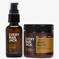 thumbnail image 1 of Paquete de aceite y mantequilla para barba Every Man Jack Sandalwood, 1 of 9