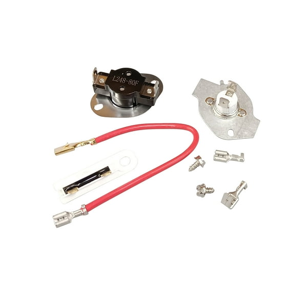 Dryer Thermal Cut Out Kit and Fuse for Whirlpool, Sears, 279816 and 3392519