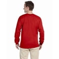 thumbnail image 2 of The Fruit of the Loom Adult HD Cotton Long-Sleeve T-Shirt - TRUE RED - L, 2 of 2