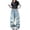 00-Blue405, variant on Girls Wide Leg Cargo Jeans Fashion Elastic Waist Denim Pants Streetwear, Sizes 5-14