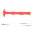 thumbnail image 4 of 1 Ensemble (2 Pcs) Garde-Doigts en Silicone Rouge pour Outil de Protection des Mains pour Tir à l'Arc Arc Traditionnel, 4 of 9