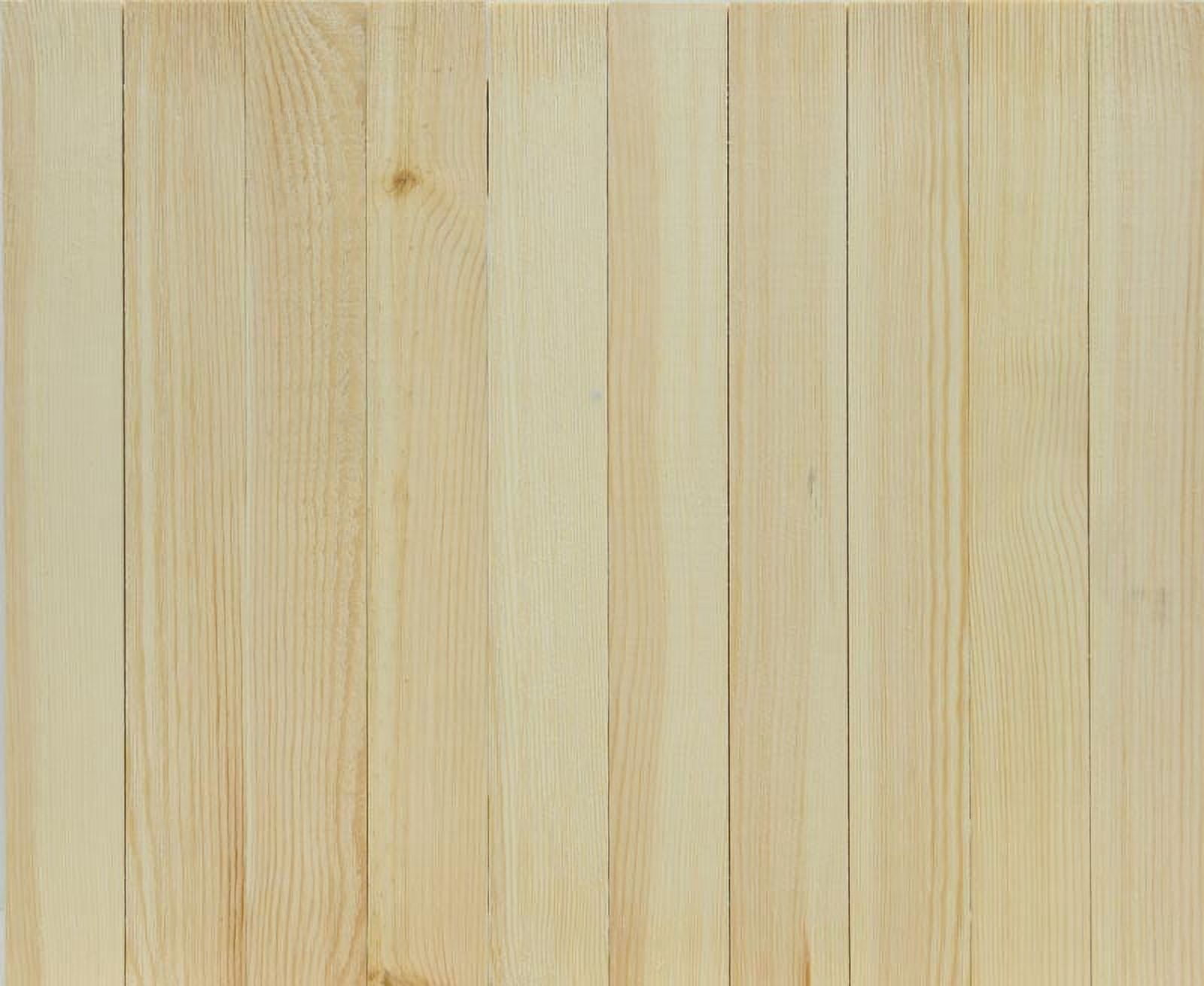 Unfinished Wood Diagonal Plank, 12" x 12"