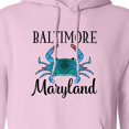 thumbnail image 3 of Inktastic Baltimore Maryland Vacation Blue Crab Adult Hoodie Sweatshirt, 3 of 4