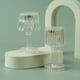 thumbnail image 4 of Paquete de 2 mini lámparas de escritorio LED acrílicas de cristal transparente blanco cálido, mini lámpara de mesa, adecuada para una fiesta infantil, tocador para niños, 4 of 5