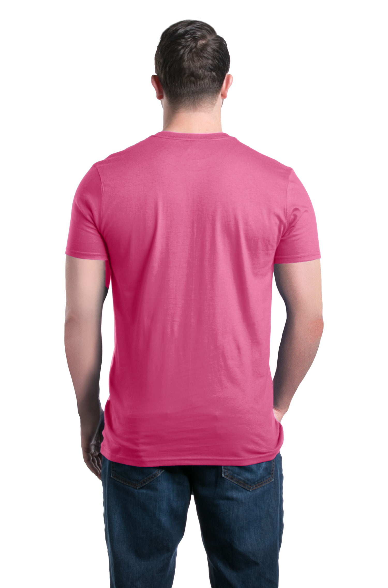 Shop4Ever Men's Always Unique Autism Awareness Graphic T-shirt X-Large Azalea Pink