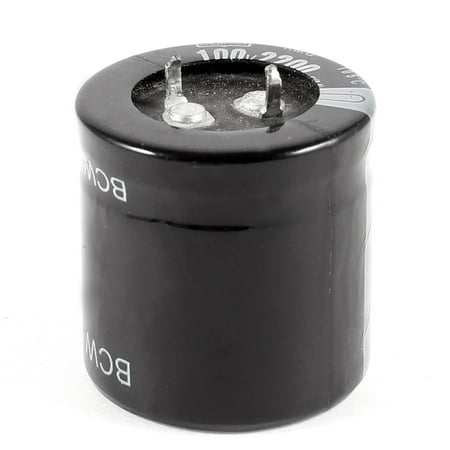 Mfd 100v Radial - Unique Bargains 100V 2200uF 105 Degree Celsius Radial Aluminum Electrolytic Capacitor