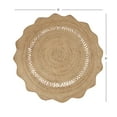 thumbnail image 5 of · REDEARTH · Round Area Rug - 5 Feet Braided Scalloped Desert Wave Natural Jute Rug- Artisan Made Boho Jute Patterned Rugs for Bedroom, Kitchen, Living Room, Farmhouse, Handmade Vintage Decor, 5 of 6