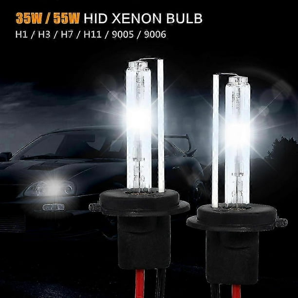 2Pcs 35W Car Xenon light 55W HID Bulb Head 12V H1 H7 H11 9005 9006 4300K 6000K 8000K 12000K Auto Head