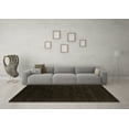 thumbnail image 3 of Ahgly Company Indoor Square Abstract Brown Contemporary Area Rugs, 8' Square, 3 of 4