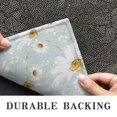 thumbnail image 6 of Daisy Flower Crystal Velvet No Slip Floor Mat, Entryway Doormat Durable Low-Profile Mat Home Decor, Welcome Mats Washable Kitchen Bathroom Laundry Bedroom Living Room Door Mats 30x17in, 6 of 7