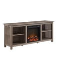 thumbnail image 4 of Walker Edison Mission Electric Fireplace TV Stand for TVs up to 65”, Driftwood, 4 of 10