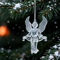 thumbnail image 4 of TreeDecorations Winter For Winter Holiday Wedding Window Panels Mini Christmas Decorations for Room Holiday Window Clings Assortment Christmas Sign Garland Cup Mini Stained Glass Panels 17 1/4 X24, 4 of 4