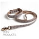 thumbnail image 5 of Abastado Collar de perro de cuero acolchado clásico básico de lujo – Cerradura de latón a prueba de óxido para mascotas grandes y medianas, 5 of 5