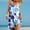 c-Blue Womens Summer Dress, variant on pimelu Boho Sundresses for Women 2024 Casual Dresses for WomenSleeveless Summer Beach Dresses Floral Print U Neck A Line Spaghetti Straps Mini Dresses Clothes