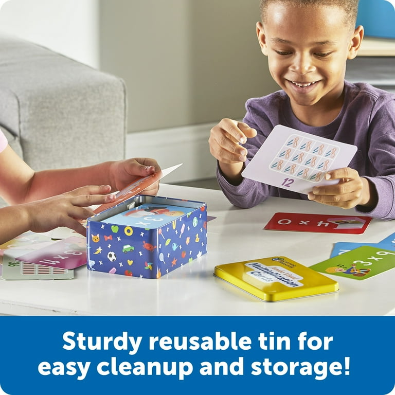 Learning Resources Jumbo Visual Multiplication Cards, 170 Pieces