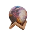 thumbnail image 5 of 3D Painted Moon Planet Light Bedroom Bedside Children's Hand-painted Graffiti Moon Atmosphere Night Light Starry Table Lamp, 5 of 5