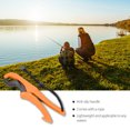 thumbnail image 3 of Pinza de pesca, herramienta de engranaje, soporte de aparejos de agarre ABS, abrazadera de pescado con cuerda ajustable (naranja, S), 3 of 10