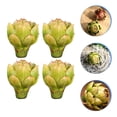 thumbnail image 4 of 4 PCS FALSO ARTICHOKES ARTICOKES DE ARTICOKES PLÁSTICO DE ARTICOKES DE PLÁstes, 4 of 6