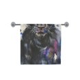 thumbnail image 3 of MKHERT Watercolour Painting Of Panther Bath Towel Hand Towel Shower Towel Washcloth 30x56 inch, 3 of 3