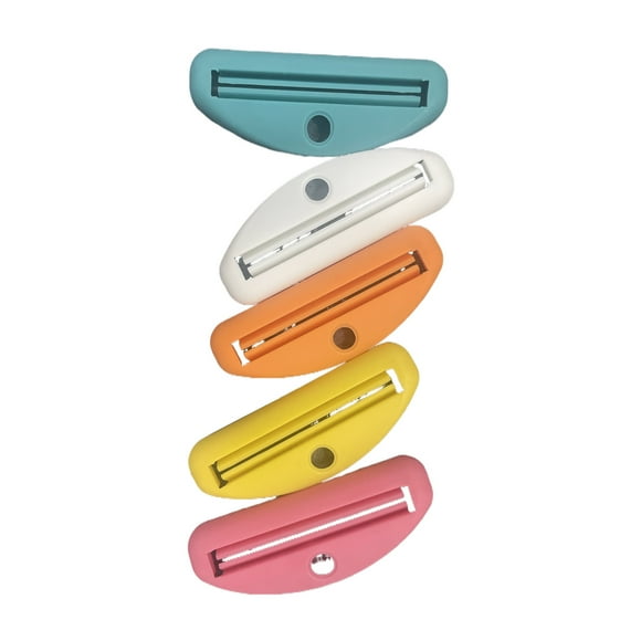 tssuouriy Tube Rolling Dispenser Paint Lotion For Bathroom Squeezer With Lotion 5pcs（5 colors）