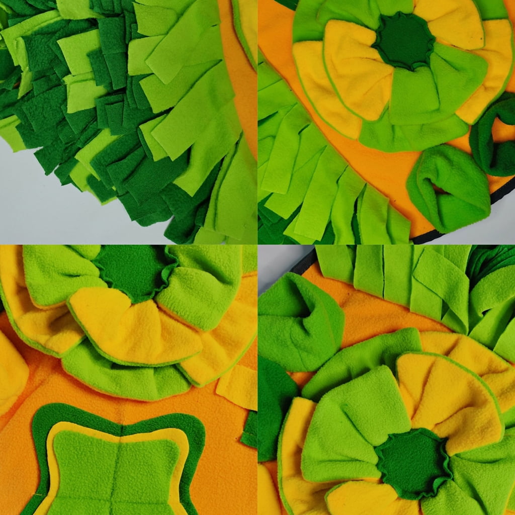 Dog Snuffle Mat Puzzle Toy Nose Smell Training Sniffing Pad Slow Feeding Bowl Food Dispenser Carpet Washable