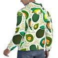 thumbnail image 3 of Bingfone Green Avocado Men'S Drawstring Hoodie Long Sleeve Pocket Sweatshirts-Medium, 3 of 9