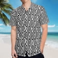 thumbnail image 5 of High Quality Hawaiian Shirts for Men Short Sleeve Aloha Beach Shirt Floral Summer Casual Button Down Shirts Blouses D7G97U, 5 of 7