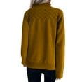 thumbnail image 5 of Women's High Neck Knit Sweater Winter Warm Long Sleeve Pullover Solid Color Casual Top, 5 of 9