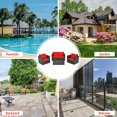 thumbnail image 4 of Costway 8PCS Patio Rattan Cushioned Sofa Chair Coffee Table Garden Red, 4 of 9