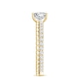 thumbnail image 4 of Rosec Jewels Princess Cut Diamond Engagement Ring (5 mm, Ef-Vs Quality) Certified Lab Diamond Square Ring, 18K Yellow Gold, US 13.00, 4 of 9