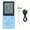 Blue, variant on Suodoka MP3 MP4 Player Bluetooth 5.0 Super Thin 1.8 Inch Color Screen HiFi Music Video Digital Audio Player 128GB Expandable Memory Portable Media Player Voice Recorder E-Book Support Black