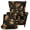 Autumn Blossom, variant on Pzuqiu Vintage Damask Floral Pattern Wingback Chair Cover, Removable Wingback Chair Slipcover with Non-Slip, 2 Piece Washable Wingback Armchair Cover