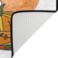 thumbnail image 5 of Dreamtimes Happy Thanksgiving Day Area Rug 72x48in Turkey Cornucopia Non-Slip Floor Carpet Comfort Floor Mats Decor for Indoor Living Dining Room and Bedroom Area, 5 of 7
