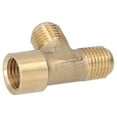 thumbnail image 4 of Brass Pipe Fittings, Strong Durable 3-Way Adapter Sophisticated Forging Technology Simple Operation  For Air Pump Accessories For Pneumatic Accessories, 4 of 8