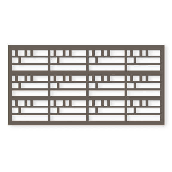 Grid Axcents Decorative Privacy Lattice Panel 2 ft. x 4 ft. (Warmstone Wright)