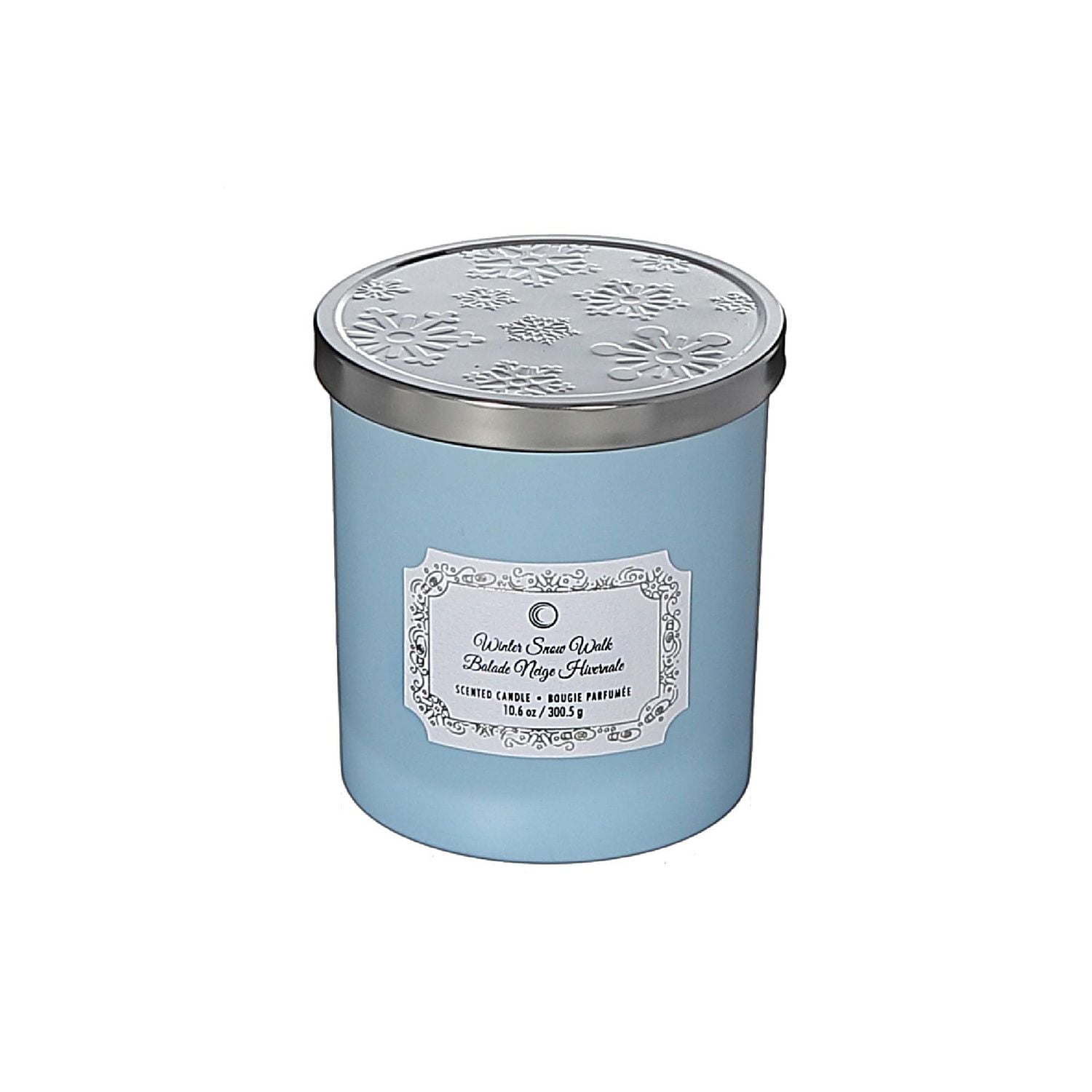 Noël 10,5 Oz De Pot De Bougie D'Hiver Snow Walk