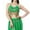 Green a1, variant on Sequin Tops for Women Belly Dance Y2k Tassels Backless Tie Up Halter Crop Top Summer V Neck Spaghetti Strap Sleeveless Shirts with Chest Pad