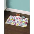 thumbnail image 2 of Cats And Fish Pattern Mat Rectangle  -Image by Shutterstock,, 2 of 3