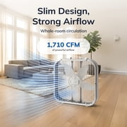 Lasko 20 Classic Box Fan with Weather-Resistant Motor, Portable Cooling Floor or Window Fan, 3 Speeds, White, B20200