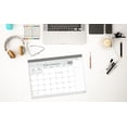 thumbnail image 4 of Ensight Desks Calendar 2024 - Thick Paper, Clear Protectors - Notes Section & Holidays-Gray 17"x12", 4 of 6