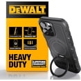 thumbnail image 1 of Funda para teléfono DEWALT con anillo magnético giratorio de 360° para iPhone 16 Pro, 1 of 9