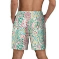 thumbnail image 3 of Kdxio Watercolor Tiger Print Men's Swim Trunks with Compression Liner 7 Inch Inseam Quick Dry Swim Shorts, 3 of 7