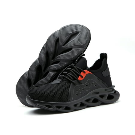 

Men s Lightweight Mesh Working Shoes Breathable Steel Toe Shoes Safety Footwear Women s Protective Sneakers