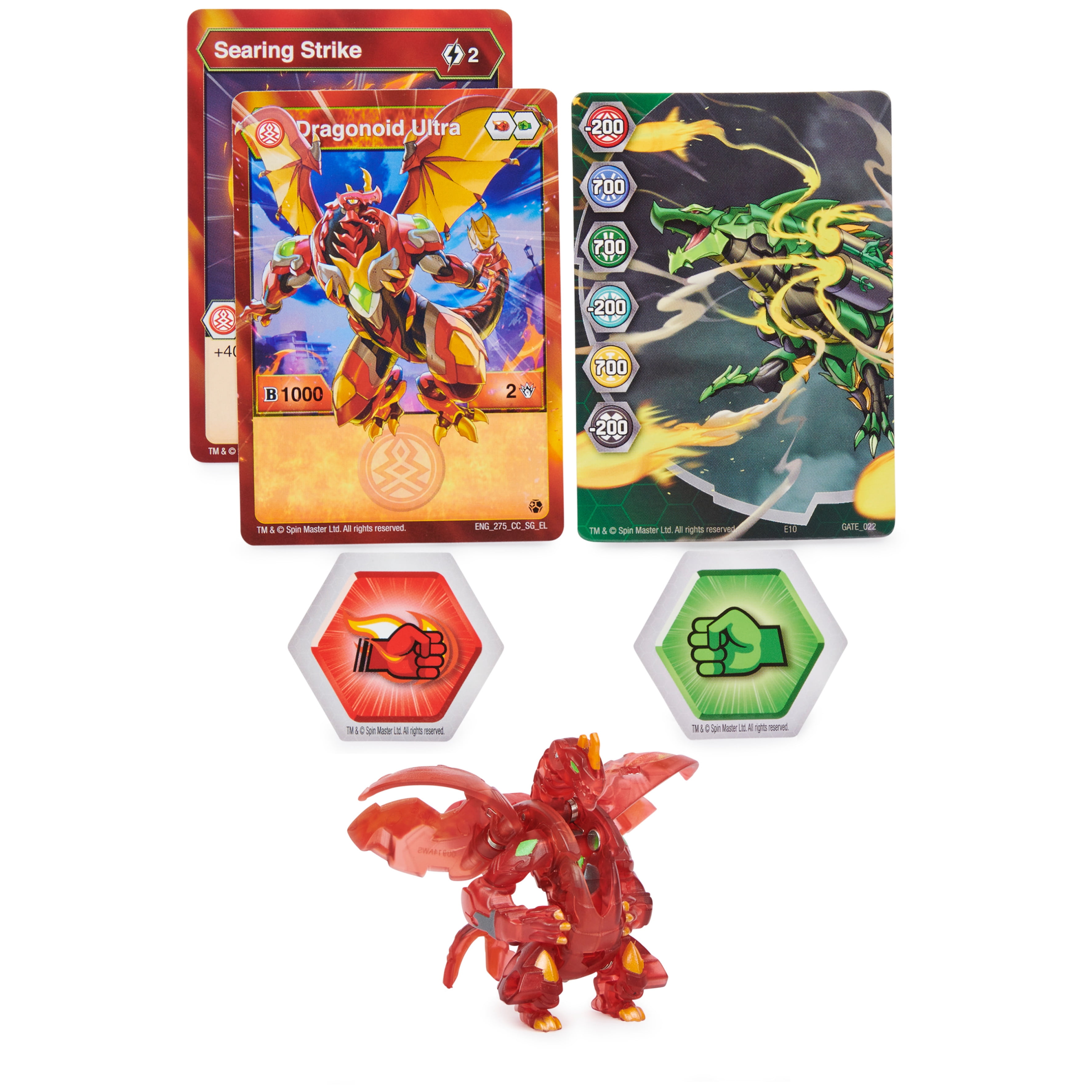  Bakugan Ultra, Dragonoid, 3-inch Collectible Action Figure and  Trading Card, for Ages 6 and Up : Everything Else