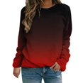 thumbnail image 4 of ManxiVoo Women's Oversized Sweatshirt Drop Shoulder Comfort Fit Pullover Top For Relaxed Casual Style L Size Black, 4 of 5